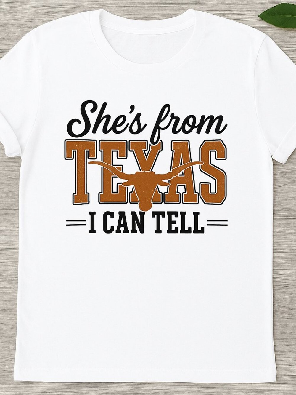 She's From Texas I Can Tell Funny Western Graphic Tee
